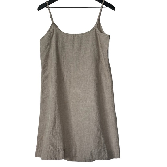 Eileen Fisher 100% Organic Linen Sequins Dress with pockets - Picture 4 of 5